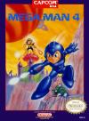 Mega Man 4 Box Art Front